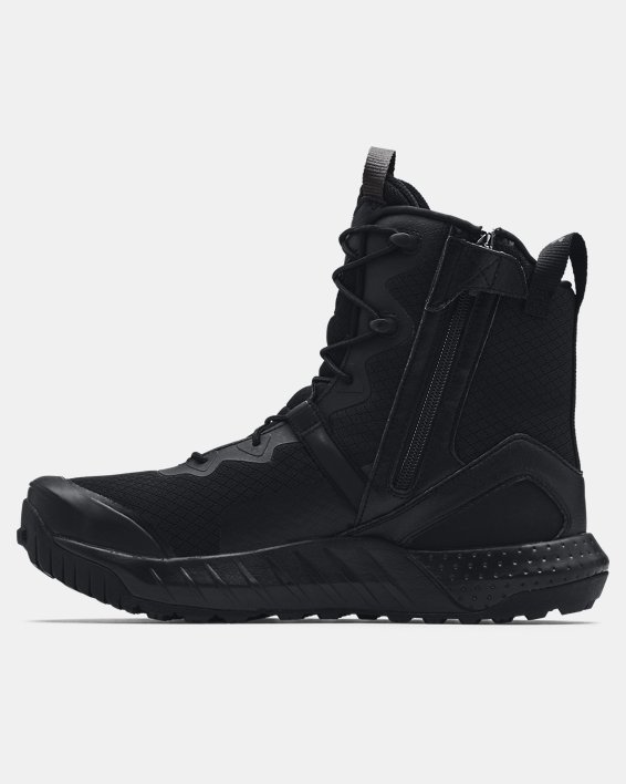Men's UA Micro G® Valsetz Zip Tactical Boots in Black image number 1